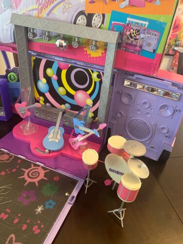 2001 Mattel Barbie Jam'n Glam Concert Stage Tour Bus 29930 BOX - Picture 2 of 22