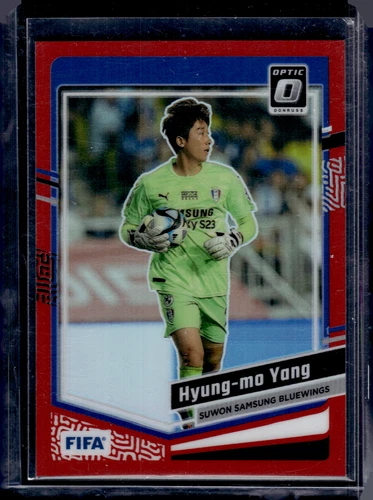PANINI DONRUSS SOCCER 2023-24 HYUNG-MO YANG SAMSUNG BLUE WINGS PRIZM 166/299