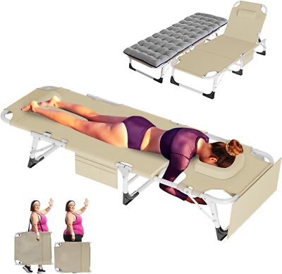 in Sun Tanning Chair with Mat Folding Chaise Lounge Chairs