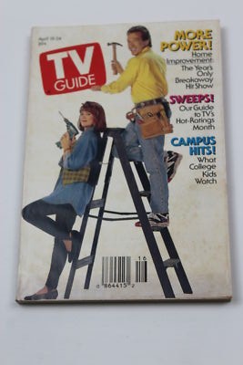 TV Guide April 18 1992 Tim Allen Patricia Richardson ~Dallas Ed No Label