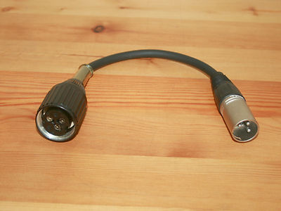 Tuchel Cable Adapter Großtuchel - XLR for Sennheiser MD421 MD441 etc.
