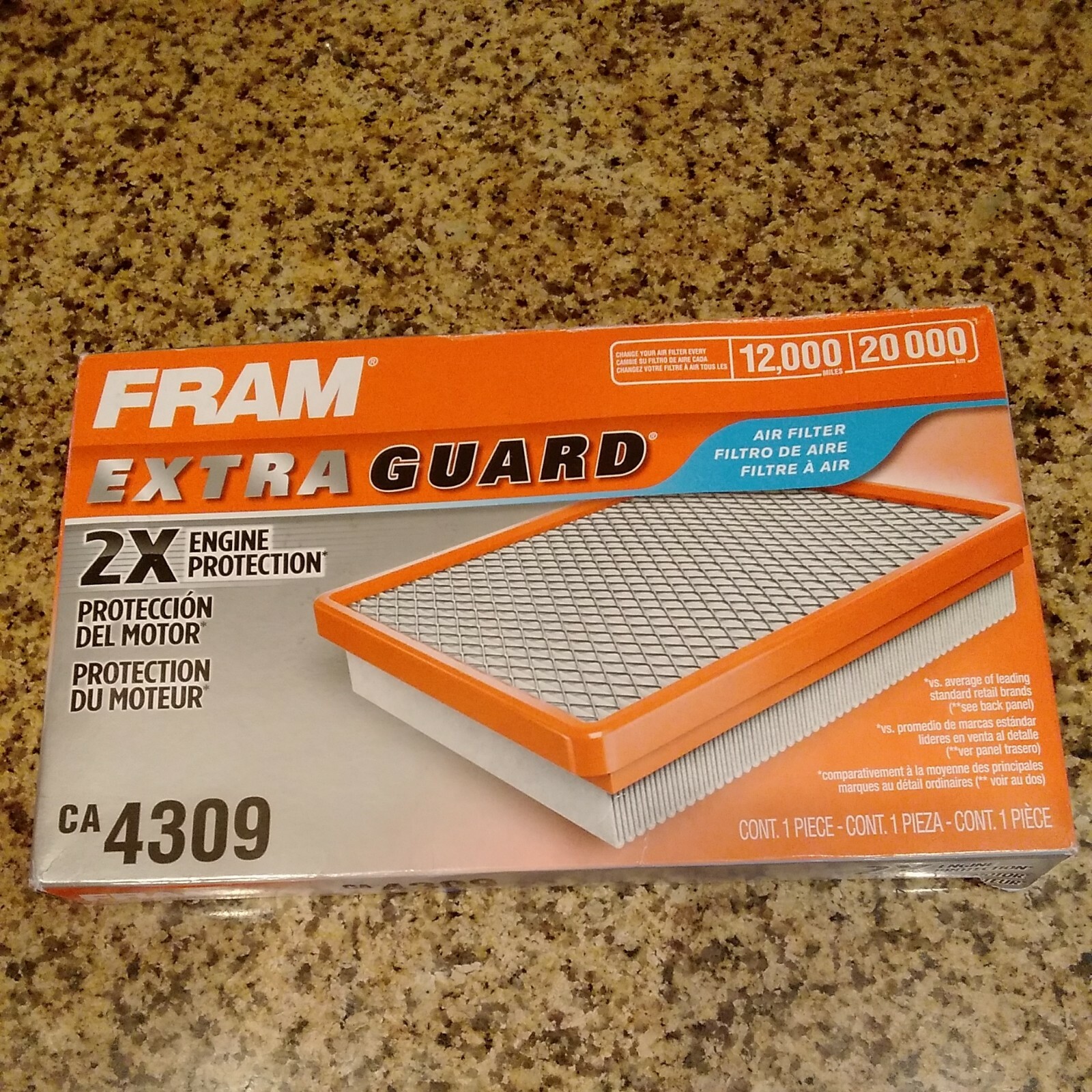 Air FilterExtra Guard Fram CA4309 eBay