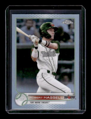 2022 Topps Pro Debut Chrome Refractors #PDC44 Robert Hassell /99 - NM-MT