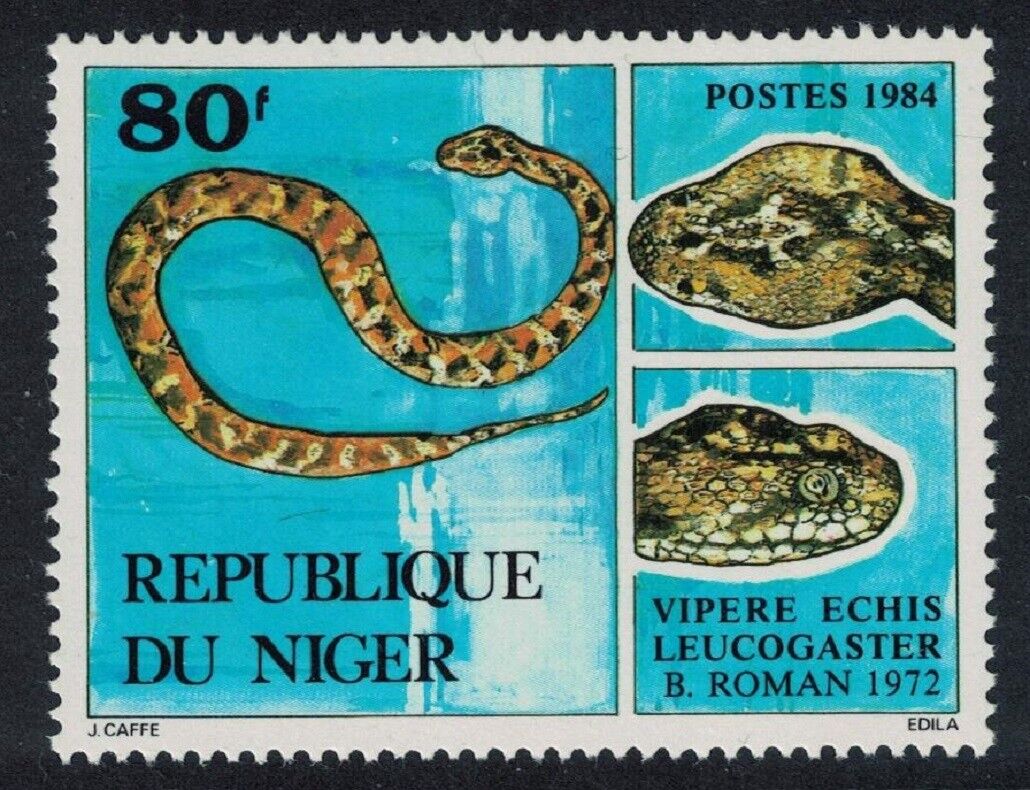 Niger Viper Snake Lowest price challenge 1984 SG#1000 Save money MNH