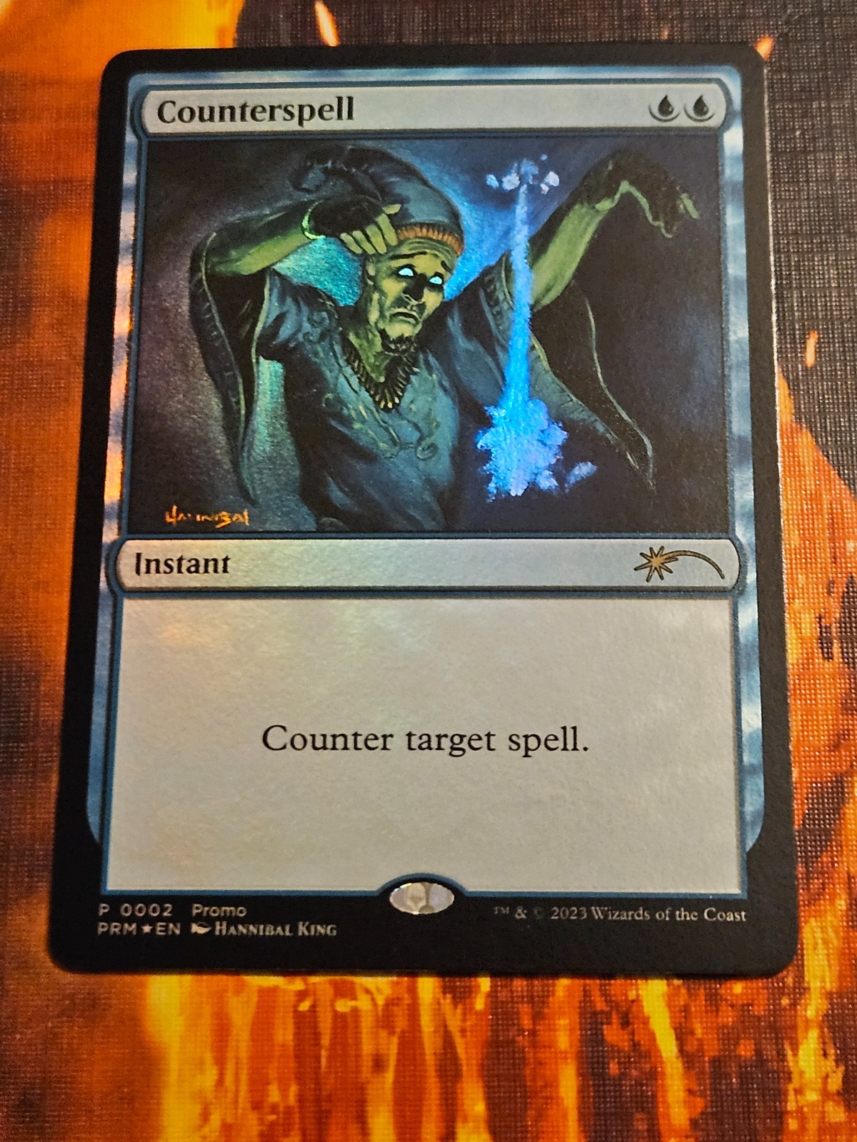 Magic The Gathering MTG Counterspell (0002) Media Promo Foil - NM