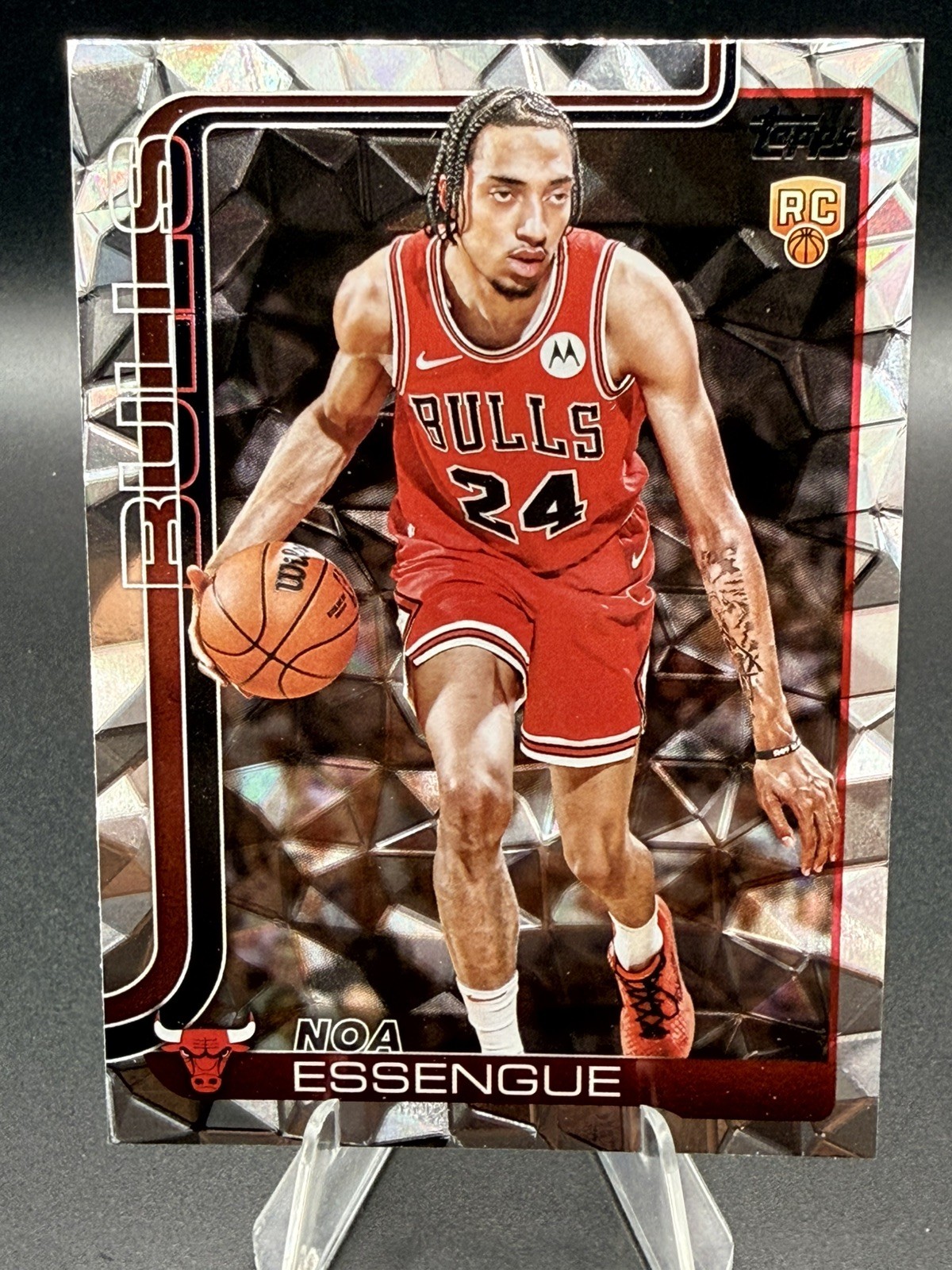 2025-26 Topps Basketball Noa Essengue Rookie Card Diamante Foil #212 RC