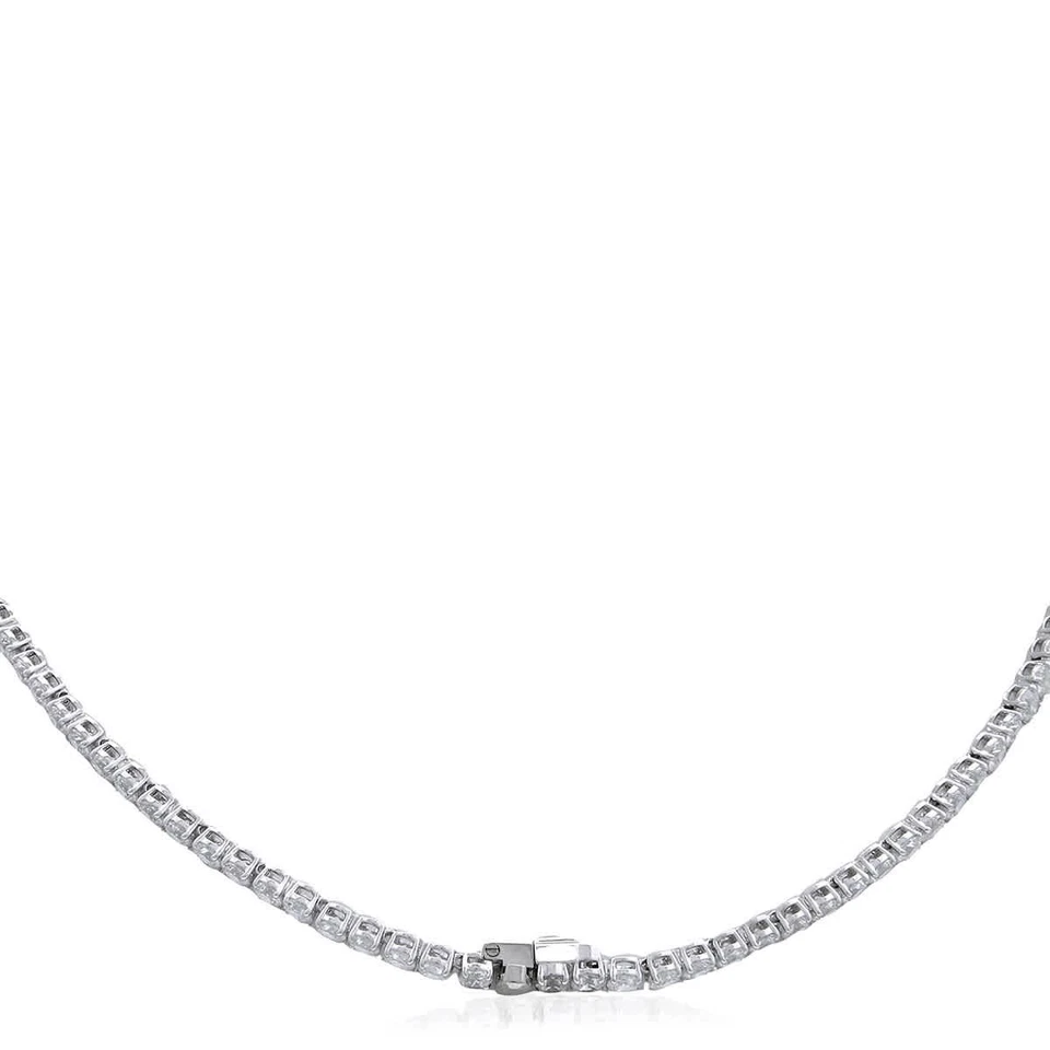 Collar Tenis Swarovski Matrix S Nuevo Rodio Blanco Brillante SW5681796 Foto 4 de 4