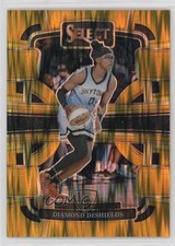 2024 Panini Select WNBA Concourse Gold Flash Prizm 8/10 Diamond DeShields 3d3
