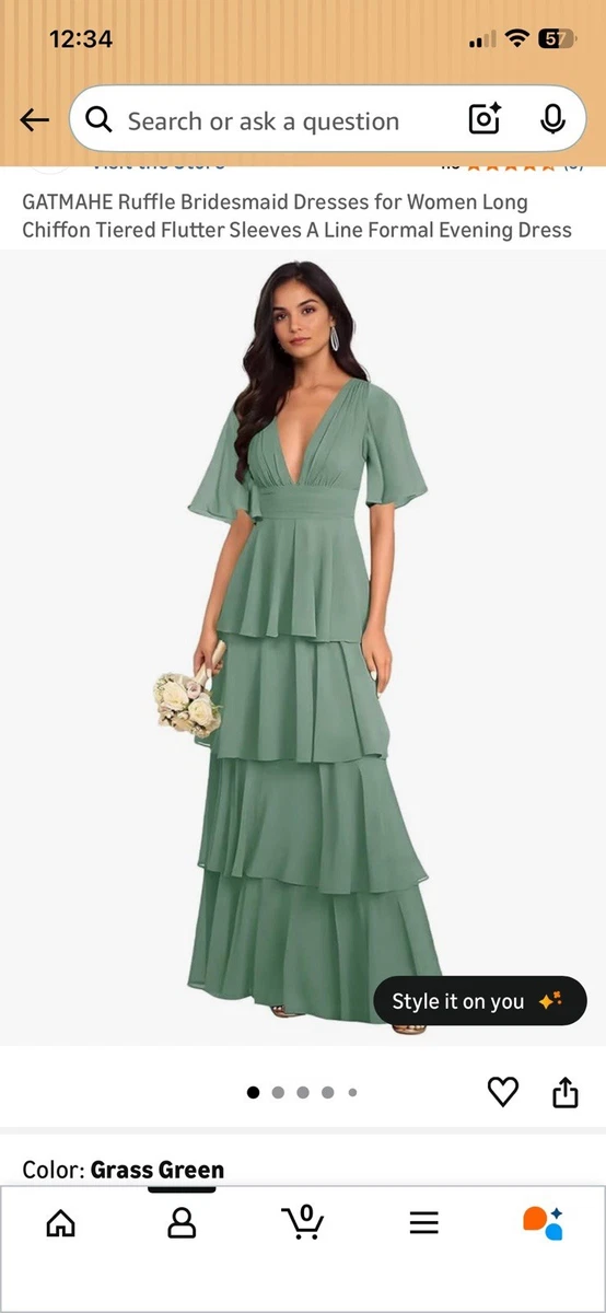 paint dresser green Hunter Bell Maren Dress | Yellow | Size 4 main image 0