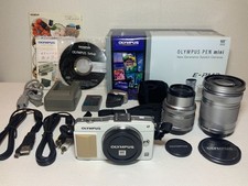  MINT / Box Olympus PEN mini E-PM2 Digital Camera Lens 40-150mm  14-42mm Japan