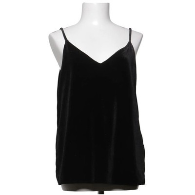 Lindex, Tank­top, Größe: S, Schwarz, Elasthan/Polyester, Einfarbig, Samt #Pyy