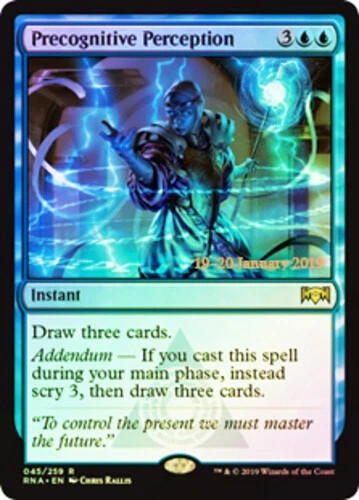 1x Precognitive Perception - Foil Prerelease Promo NM-Mint, English Prerelease P