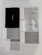 2017 Nissan Armada Owners Manual With Navigation System & Case Free Shipping