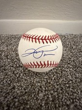 Milwaukee Brewers Quinn Priester Signed Autographed BP OMLB Baseball PSA COA