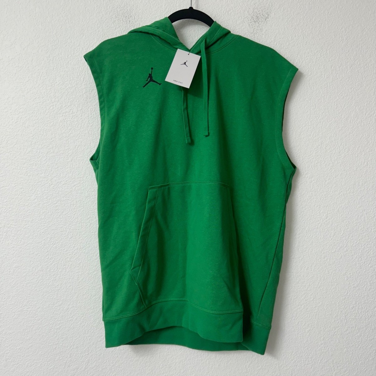 Nike Air Jordan Jumpman Sleeveless Hoodie DQ7946-388 Size XL Green