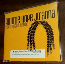 Gimme Hope Jo'Anna "Radio Edit", Rick Maniac, Dr. Hoop CD Single 2004 ZYX Import