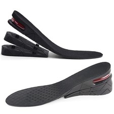 Height Increase Insoles 3 Layers, 1.2 to 2.4 Inches, Universal Breathable Non...