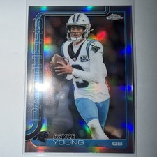 2025 Topps Chrome Bryce Young Silver 🔥 Refractor #40 Panthers