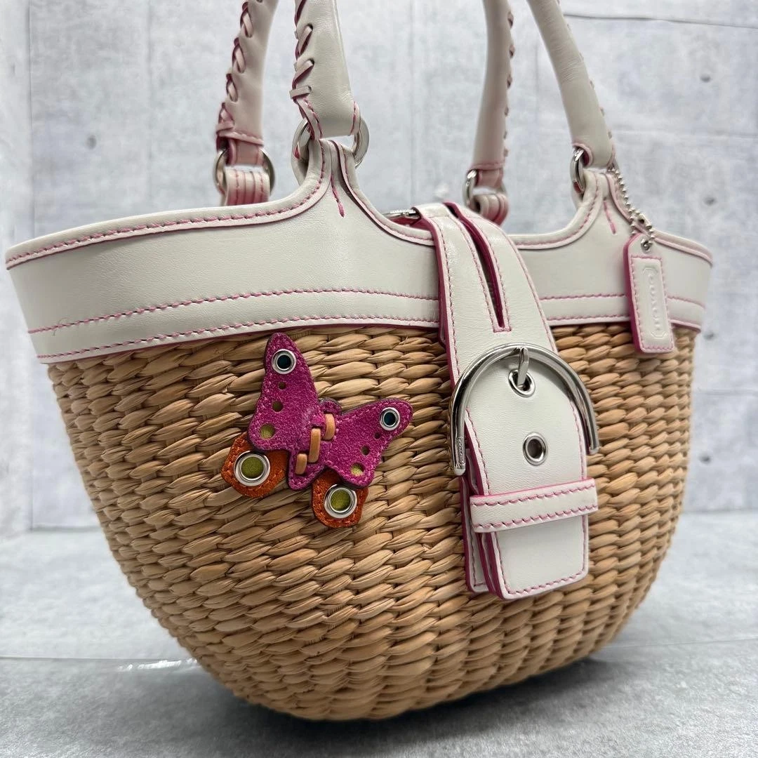 Coach Butterfly Straw Exterior Bags & Handbags for Women for sale