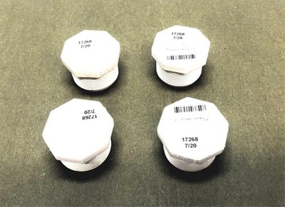Charlotte 1-1/4'' SCH-40 PVC Male Pipe Thread 450-012 [Lot of 4] NOS