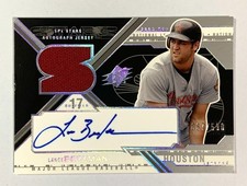 Lance Berkman 2003 SPx Stars Autograph Jersey Auto /590 Houston Astros