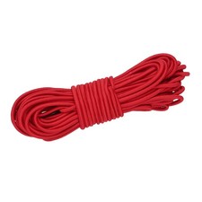 1/8 Inch Elastic Bungee Shock Cords 49 Feet Stretch String Rope Red