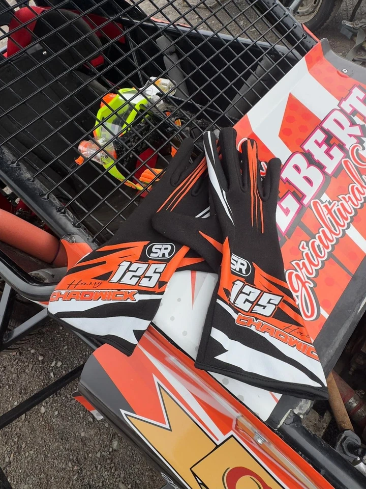 SR RACEWEAR - FIREPROOF - SFI - Racing gloves - CUSTOM DESIGN & SIZE ON REQUEST - Image 4 of 4