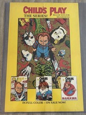 Child’s Play Chucky Poster Rare Vintage Animated Jason Freddy Mike Myers Alien