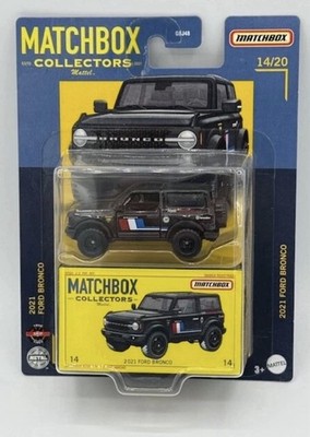 2022 MATCHBOX COLLECTORS 14/20 2021 FORD BRONCO BLACK