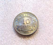 1974 Belize 10 Cents unc Coin