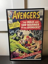 The AVENGERS COMICS COVER 11x17" Comic Poster/Print The Hulk & Sub Mariner