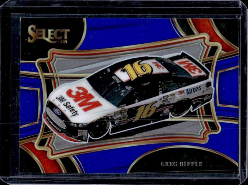 2024 Panini Select Nascar Greg Biffle Blue Prizm #/175