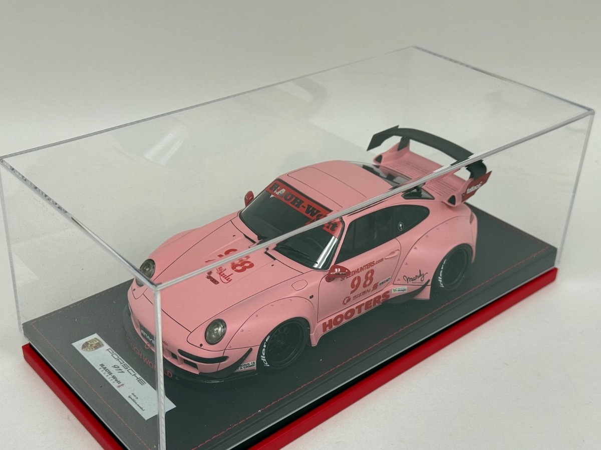 1/18 Ignition model Porsche 911 Carmen Matte Pink on a custom