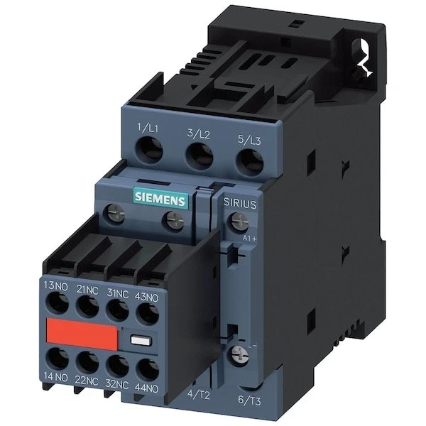 Contactor magnético Siemens 3Rt20271bb443ma0 IEC, 2Nc/2No, 24V Dc, 3 P, Foto 2 de 2