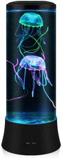 Jellyfish Lamp, LED Fantasy Jelly Fish Light, 7 Color Setting Jellyfish Tank Tab