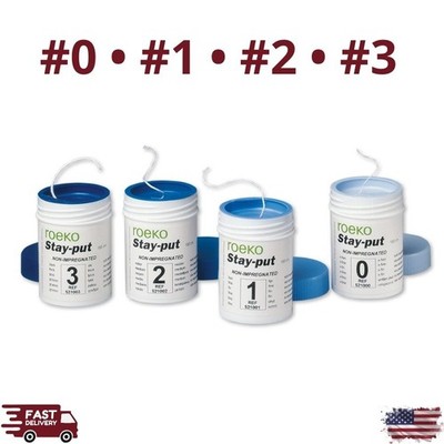Roeko Stay Put Dental Gingival Retraction Cord Packing #0/1/2/3 Braided Copper
