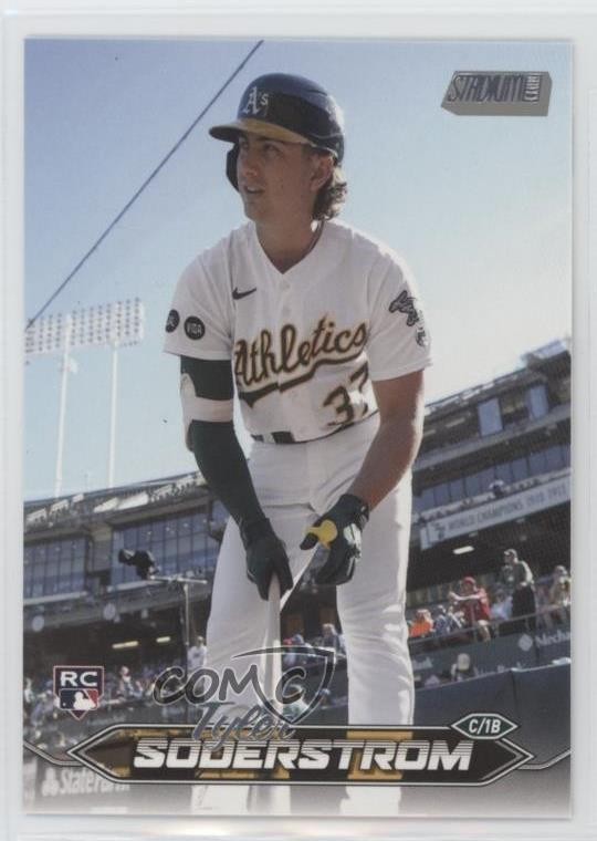 2024 Topps Stadium Club Tyler Soderstrom #215 Rookie RC 6u5