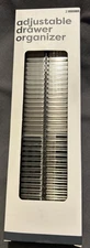NIB ADJUSTABLE DRAWER ORGANIZERS 2 Dividers 10.5” To 20”