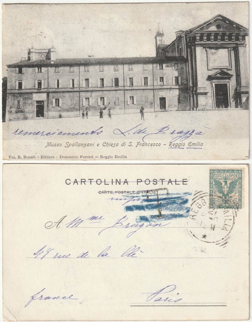 REGGIO EMILIA - MUSEO SPALLANZANI E CHIESA DI S. FRANCESCO - VIAGG. -45258-
