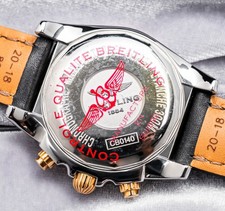 Breitling Chronomat 41mm Rose Gold Silver Dial Complete Boxes Papers B01 CB0140 16