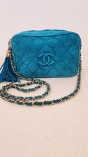 [eBay Live] Chanel Suede Tassel Camera Bag. Holo not present