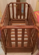 LETTINO BAMBINO / BAMBINA 140X70 CM, IN LEGNO: NOCE,COLORE: MARRONE MOGANO USATO