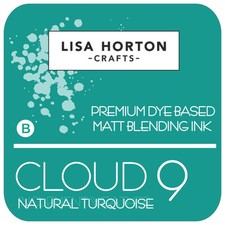 Lisa Horton Crafts Cloud 9 Dye Based Matte Blending Ink Pad-Natural Turqiose