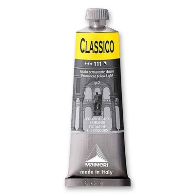 (99,20 /L) Maimeri Classico 111 permanentgelb hell Extrafeine Ölfarbe 60 ml