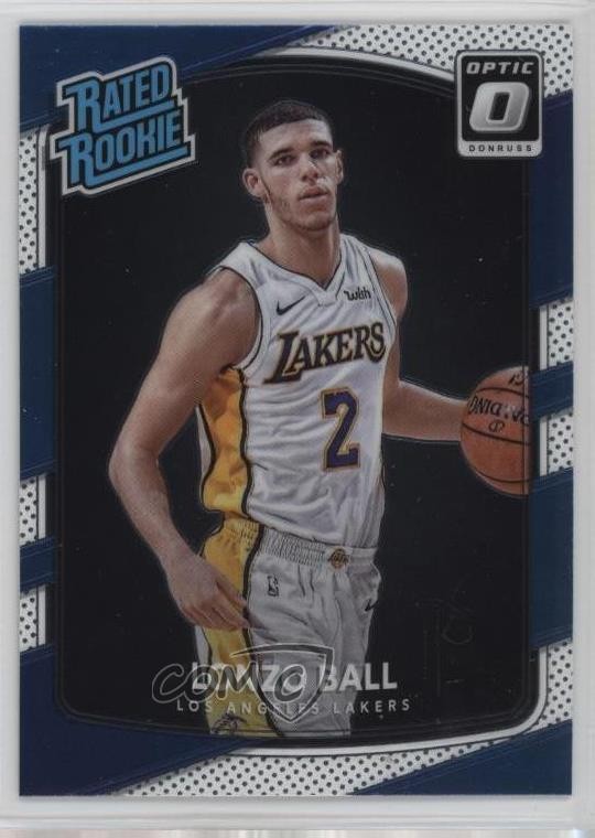 2017-18 Panini Donruss Optic Rated Rookie Lonzo Ball #199 00jz