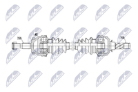 Antriebswelle NTY NPW-VV-173 FüR Volvo V70 1 875 876 S70 874 Turbo AWD