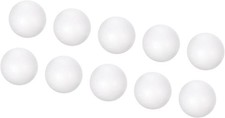 12 Pack 2.8 Inch Solid White Foam Balls for DIY Crafts and Party Decor