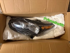 PM Performotor Headlight Black Housing Left Fit Transit Connect 2014-2018