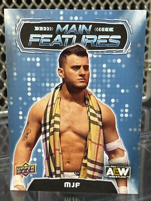 2022 Upper Deck AEW MJF Main Features Wrestling Card WWE Maxwell Jacob Friedman
