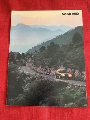 Saab 1983 Original Sales Brochure Excellent
